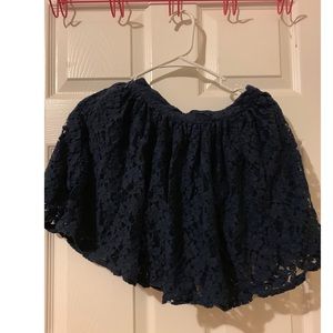 Blue laces skirt